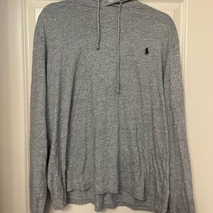 Polo by Ralph Lauren Gray Quarter-Zip Sweatshirt
